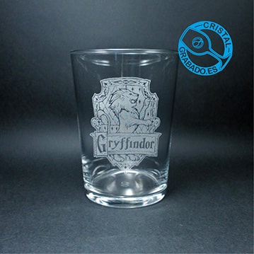 Vaso de sidra personalizado con escudo Harry Potter